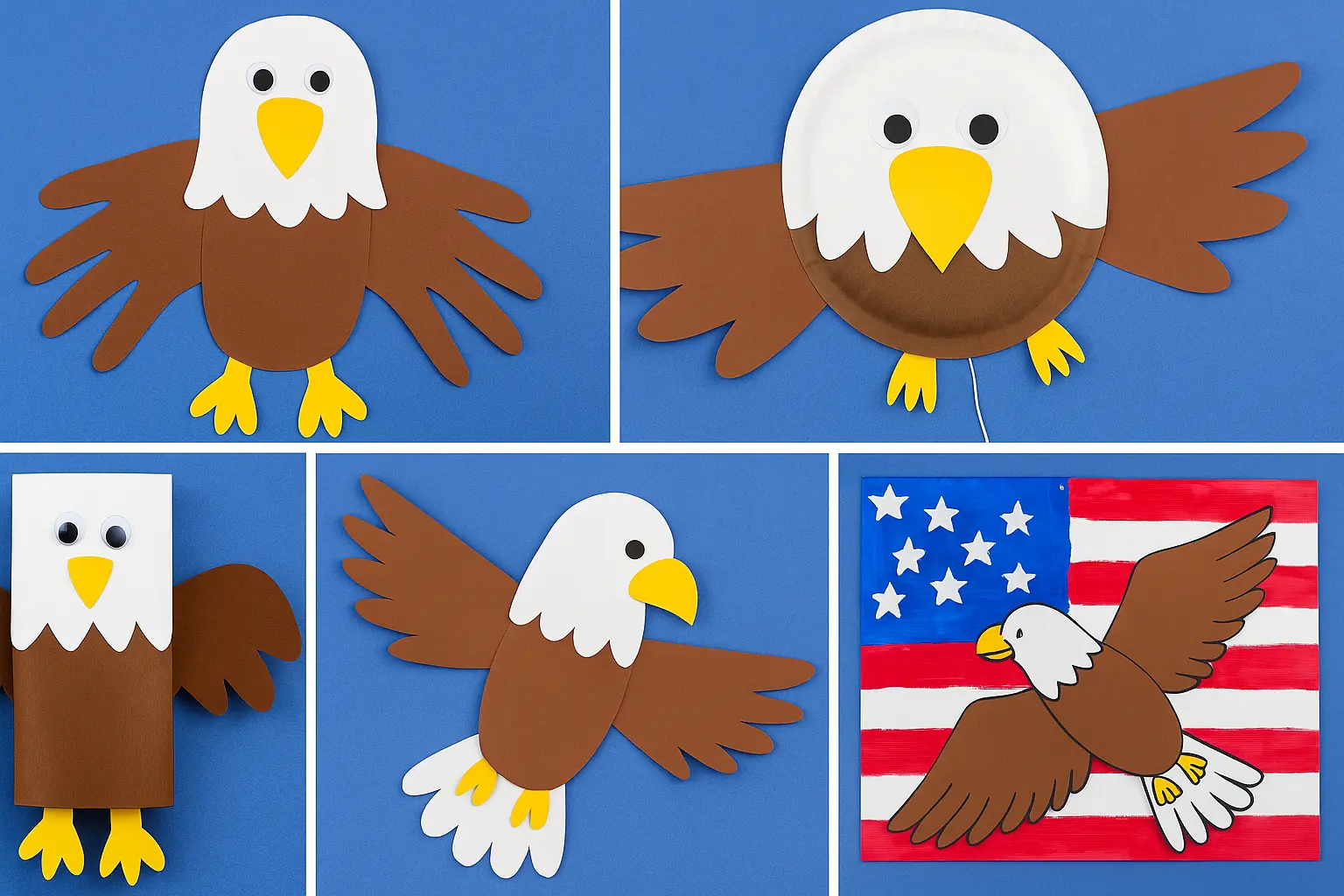 10 Amazing American Eagle Crafts for Kids (Patriotic, Fun & Perfect for June 20th!)