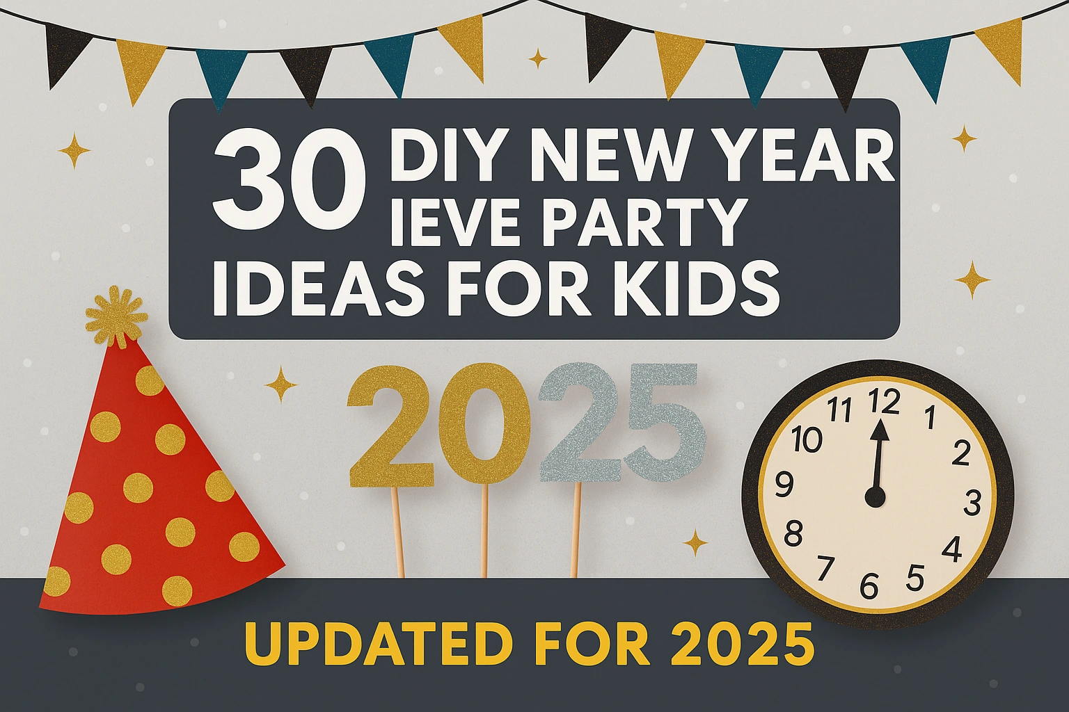 30 DIY New Year’s Eve Party Ideas for Kids – Updated for 2025 🎊