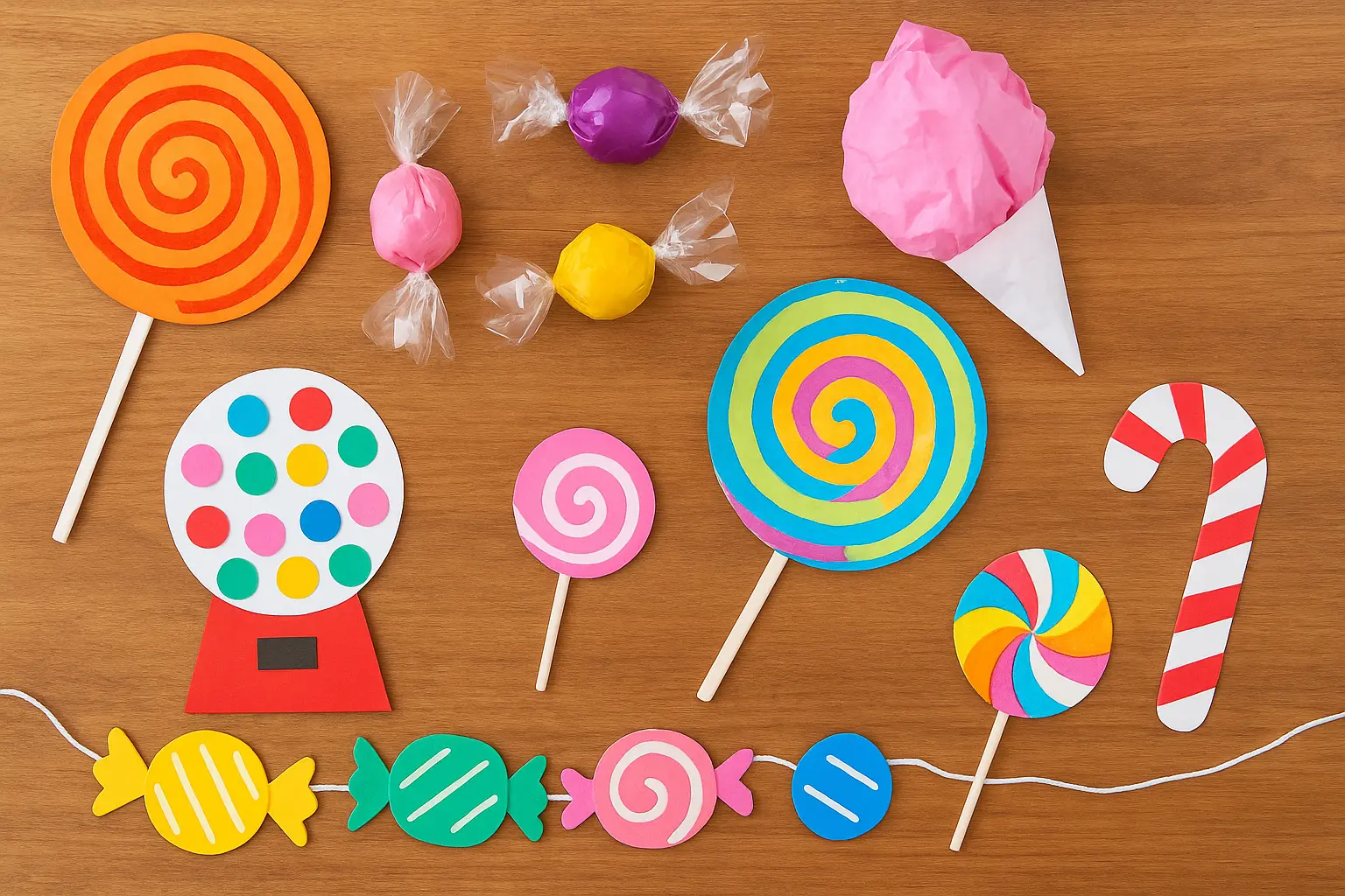 20 Colorful Candy-Themed Crafts for Kids: Bright, Fun, and Creative Projects\