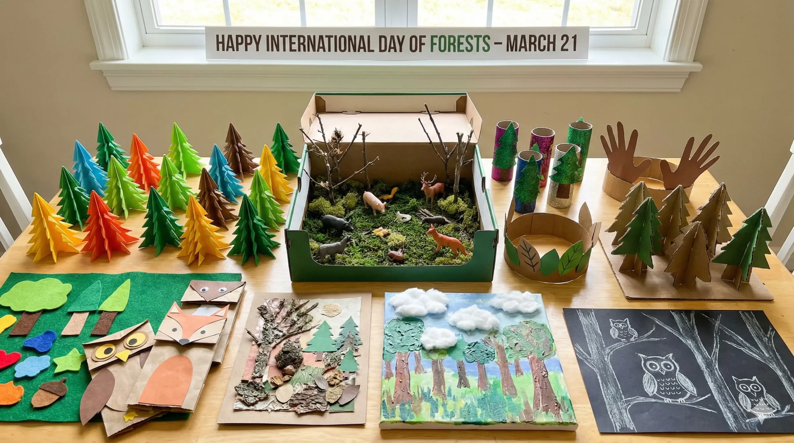 10 Fascinating Forest Crafts for Kids: Celebrate the International Day of Forests