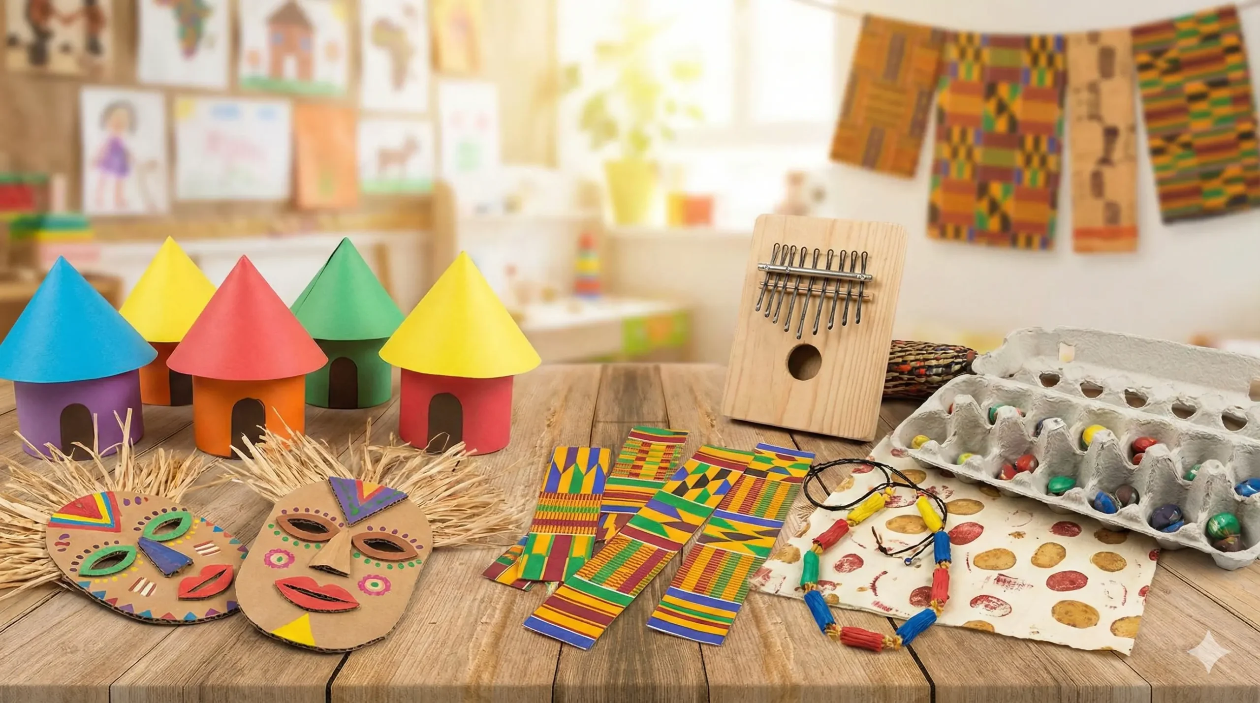 There are some crafts that nearly every school child has tried out at least once in their life. You know exactly what I’m talking about—making long paper chains, folding paper boats, and the classic art of paper weaving. For many of us, weaving colorful strips of construction paper into a placemat was a rite of passage in primary school. But little did we know back then that these simple activities were actually steeped in rich history. For instance, while we know paper folding as Origami (the Japanese art form), paper weaving has deep roots in various cultures, including intricate folk arts found in China’s Fujian Province and the woven "Julehjerter" hearts of Denmark. We were getting our first taste of international culture and geometry, and we didn’t even realize it! Today, paper weaving remains one of the most accessible and beneficial activities for children. It requires minimal materials—usually just paper and scissors—but offers maximum developmental benefits. In this guide, we will explore the benefits of this craft and then dive into 15 wonderful paper weaving activities for kids that range from beginner placemats to complex 3D art. The Amazing Benefits of Paper Weaving for Kids Why should you introduce paper weaving to your classroom or home? Beyond being a great "boredom buster," the educational benefits are significant: Fine Motor Development: The pincer grasp required to pull a paper strip over and under is excellent for strengthening the small muscles in the hands and fingers. This directly supports handwriting skills. Pattern Recognition (Math Skills): Weaving is essentially a physical manifestation of patterns (A-B-A-B). Understanding how rows alternate is a foundational math concept. Hand-Eye Coordination: Threading a strip of paper through a tight slit requires the eyes and hands to work together in unison. Patience and Focus: Unlike instant-gratification digital games, weaving requires a rhythmic focus. It is a calming, meditative activity that teaches perseverance. Spatial Awareness: Kids learn how two-dimensional objects interact, understanding concepts like "behind," "in front," "top," and "bottom." Getting Started: Tools of the Trade The beauty of paper weaving is its simplicity. You don't need expensive equipment. Paper: Cardstock is best as it holds its shape, but construction paper works well for beginners. You can also use recycled magazine pages for an eco-friendly twist. Scissors: Good safety scissors for the kids, and perhaps a craft knife (for adults only) to cut internal slits. Glue Stick: To secure the ends of the strips so the weave doesn't unravel. Ruler: Essential for drawing straight lines to cut along. 15 Creative Paper Weaving Projects We have arranged these from "Beginner" to "Advanced" so you can find the perfect challenge for your child’s age group. 1. The Classic Checkerboard Placemat The perfect starting point for preschoolers. How to make it: Fold a large sheet of construction paper in half. Cut slits from the fold line toward the open edge, stopping about an inch before the end. Unfold the paper. Cut strips of a contrasting color. Weave the strips Over-Under-Over-Under. Glue the ends. Laminate it to use it as a real placemat at dinner! 2. Fall Harvest Corn Celebrate the changing seasons with this autumn favorite. How to make it: Cut a corn cob shape out of yellow cardstock. Cut vertical slits through the "kernels" area. Use strips of orange, light yellow, and white paper to weave through the cob. Once woven, glue green paper leaves (husks) to the bottom. This adds a lovely texture that mimics real corn kernels. 3. The "Rainbow Fish" Weave Inspired by the beloved children's book. How to make it: Draw a simple fish outline. Cut vertical slits across the body of the fish (avoiding the head and tail). Have the children weave brightly colored strips, or even shiny foil paper, through the body. The weaving creates the "scales" of the fish. Add a googly eye to finish! 4. Danish Woven Hearts (Julehjerter) A traditional Scandinavian craft often used as Christmas ornaments. How to make it: This requires two pieces of paper (usually Red and White) folded in half. You cut slits into the folded edge of both pieces. Unlike normal weaving where you lay strips over each other, here you weave the loops through each other. When opened, it forms a heart with a checkerboard pattern. It can form a basket to hold candies on a tree. 5. Seahorse "Bony Plate" Weave Did you know seahorses have bony plates arranged in rings? How to make it: Cut a seahorse silhouette. The belly of the seahorse is the perfect place to cut horizontal curved slits. Weave vertical strips of bright colors through the belly. This mimics the segmented, armored look of a real seahorse while allowing kids to play with tropical colors. 6. Woven Christmas Stocking A festive decoration for the holiday season. How to make it: Cut two identical stocking shapes. On the top layer, cut horizontal slits. Weave green and gold paper strips into a red stocking. Once the weaving is done, glue the second stocking shape to the back to hide the messy edges and make the stocking sturdy. Punch holes around the edge and "sew" them together with yarn for extra fine motor practice. 7. Mondrian-Inspired Geometric Art Introduce art history through weaving. How to make it: Piet Mondrian was famous for his grids of primary colors. Use a white paper base with black strips for the "warp" (the vertical lines). Then, weave in strips of red, blue, and yellow of varying widths. The result is a modern art masterpiece that looks great framed on a classroom wall. 8. The Woven Turtle Shell Nature and biology meet art. How to make it: Cut a large oval for a turtle shell. Cut slits across the oval. Weave brown and green strips through it to create the "scutes" of the shell. Cut out a separate head, four legs, and a tail, and glue them to the underside of the woven shell. This creates a slightly 3D effect as the weaving adds bulk to the shell. 9. Paper Plate "Sun" Weaving A variation that moves away from square paper. How to make it: Take a paper plate and cut an odd number of notches around the rim. Wrap yarn or thin paper strips across the plate to create "spokes" like a wheel. Then, starting from the center, weave colored paper or yarn over and under the spokes in a spiral. It looks like a radiant sun or a blooming flower. 10. Recycled Magazine Bookmarks A functional eco-friendly craft. How to make it: Cut glossy magazine pages into thin strips. Weave them tightly into a long, thin rectangle. Because magazine paper is thin, you will need to weave tightly. Once finished, cover both sides with clear packing tape or contact paper. Punch a hole at the top and add a ribbon tassel. These are durable and waterproof! 11. 3D Paper Lanterns Inspired by Chinese festivals. How to make it: Start with a standard rectangular weave (like the placemat). Once the weaving is secure, roll the rectangle into a cylinder and staple the edges. Attach a paper handle to the top. The woven texture allows light to filter through beautifully if you place a battery-operated tea light inside. 12. "Pixel Art" Characters For the older kids who love video games. How to make it: Use a tight weave with thin strips (like graph paper). By carefully choosing which color strip goes over or under, or by using strips that have different colors colored onto them beforehand, kids can create "8-bit" images like a smiley face or a heart within the weave. This requires planning and advanced pattern skills. 13. Woven Hot Air Balloon A whimsical project that explores color gradients. How to make it: The balloon shape is ideal for weaving. Cut the balloon shape and add vertical slits. Encourage kids to weave using a gradient of colors (e.g., dark blue, medium blue, light blue) to mimic the sky or a rainbow. Glue a small brown square at the bottom for the basket. 14. The Chevron Weave (Advanced) Taking the pattern to the next level. How to make it: Instead of straight vertical and horizontal lines, cut the "warp" slits in zigzag lines. When you weave straight strips through zigzag slits, it creates a dazzling optical illusion and a chevron arrow pattern. This is great for older children (ages 8+) who want a challenge. 15. Woven Paper Basket Moving from 2D to 3D. How to make it: This uses a "tic-tac-toe" board layout. Lay out three long strips vertically and three horizontally, woven in the center. Fold up the loose ends to form the "walls" of the basket. Weave a new, long strip continuously around the walls to build the basket up. Secure with glue at the top rim. Tips for Success with Kids If you are doing these activities with a group, here are three "teacher tips" to keep the frustration levels low and the fun levels high: The "Stop Line": When kids cut the slits for the loom, they often accidentally cut the paper in half. Draw a bold line about an inch from the edge and tell them, "Stop your scissors at the stop line!" Tape is Your Friend: For younger children, tape the "loom" (the main paper) to the desk so it doesn't slide around while they are trying to manipulate the strips. Variety of Textures: Don't stop at construction paper. Try weaving with ribbon, strips of fabric, aluminum foil, or even dried grass for nature crafts. Final Thoughts Paper weaving is a testament to the idea that you don't need expensive gadgets or messy supplies to create something beautiful. It connects us to a history of craftsmanship that spans the globe—from the baskets of Africa to the paper screens of Japan.